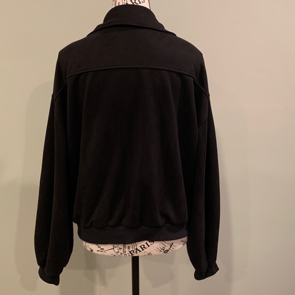 SHEIN Women’s Medium Black Microsuede Lightweight Bomber Jacket - Picture 5 of 9